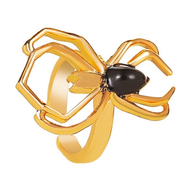 Iumwxz New Personalized Trendy Spider Earrings Without Pierced Ear Clip Single