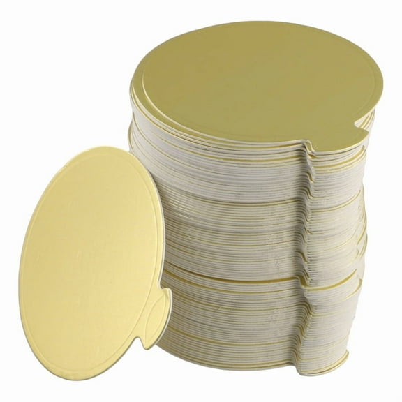 HOT! Mini Round Golden Cardboard Cake Base, Mousse Plate, 100 Pieces Paper Plate Base Dessert