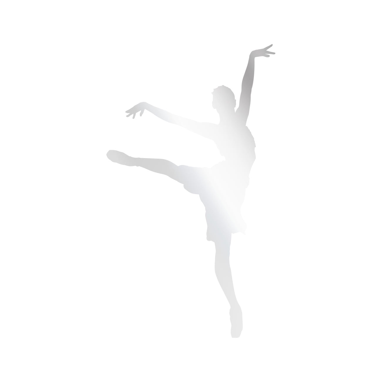 Ballerina Dancer Vinyl Sticker Decal, 5 Inch, Waterproof Fade Resistant, For Cars Laptops Windows