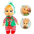 thumbnail image 3 of Cry Babies Tiny Cuddles Christmas Elfie Plush Figure, 3 of 7
