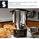 thumbnail image 2 of Cafetera Percolador SIGNA 6lt 40 Tazas Acero Inoxidable 110v, 2 of 5