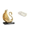 thumbnail image 1 of Figura De Cisne, Estatua Decorativa, Colección De Arte Moderno De Mesa, Escultura De Animal Para Sala De Estar, Gabinete, Decoración Del Hogar, Bandeja Para Servir Alimentos, Bandeja De, 1 of 8