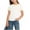 Yellow, variant on Girls Teen Cotton Tshirts Kids Summer Short Sleeve Crewneck Blouse Tops Fashion Color Block Basic Tees 1-15 Years