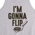 thumbnail image 2 of Instant Message - I'm Gonna Flip This Burger - Men's Jersey Tank Top, 2 of 5