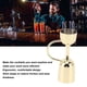 thumbnail image 3 of Campana De Cóctel Jigger, Taza Medidora De Vino De Doble Extremo De Acero Inoxidable Para Barman, 3 of 7
