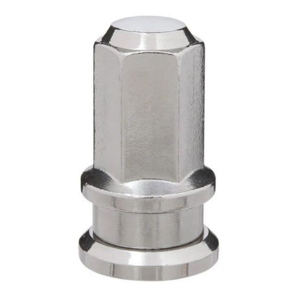Vista Lug Nuts Lug Nut DPC60268 14 Millimeter x 1.5 Thread Size; OEM Mag Shank; Short Shank; 1.97 Inch Overall Length; 21 Millimeter Hex Size; Chrome Plated; Silver; Steel; Single
