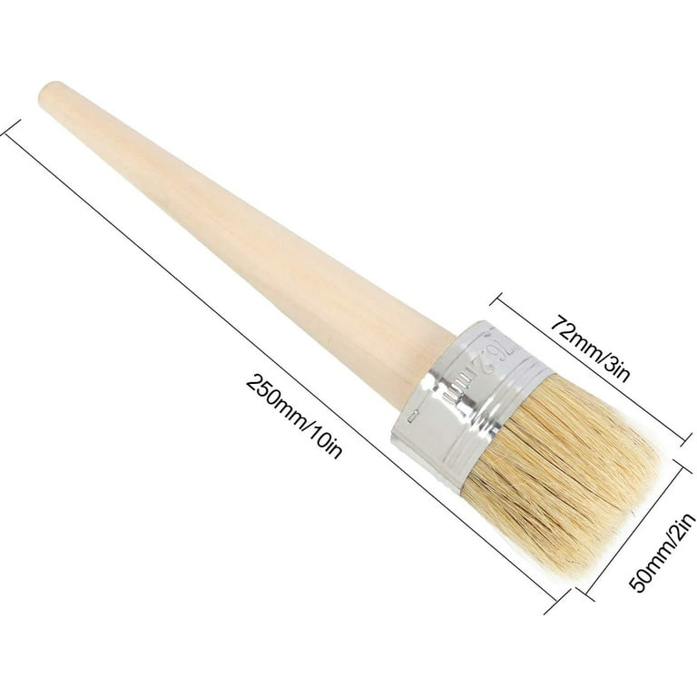Mr. Pen- Chalk Paint Brush, 0.7 Inch, Wax Brush, Round Paint Brush, Wax  Brush, Chalk Paint Brushes for Furniture, Chalk Paint Brushes, Wax Brush  Chalk