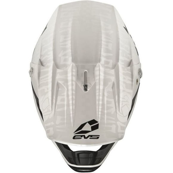 EVS Men's Helmet-2018 T5 Evilution Visor (Matte White, One Size)