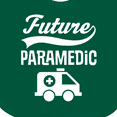 thumbnail image 4 of Inktastic Future Paramedic Ambulance Boys or Girls Baby Bib, 4 of 4