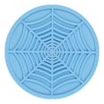 thumbnail image 1 of Silicone Spider Web Coasters for Drinks - 6 Pack Unique Design Spider Drink Coasters, 4Inch Black Coaster Set,Blue, 1 of 5