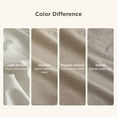 thumbnail image 6 of 100% Washed Cotton Duvet Cover King Size - Frosted Almond Minimalist Cotton Duvet Cover Linen Like for All Seasons - GentleSoft™ Plain Simple Bedding (Frosted Almond, King, 104"x90"), 6 of 9