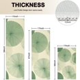thumbnail image 4 of Green Tie Dye Overlay Pattern Kitchen Rugs Sets Of 3,Kitchen Runner Rugs Non Skid Washable,Decorative Kitchen Floor Mats for Kitchen,Sink,Laundry,17"x30"+ 17"x47" + 17"x59", 4 of 6