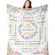 thumbnail image 1 of LHSHID Birthday Gifts for Women Blanket July Birthday Gifts for Women Birthday Gifts for Her Best Friend Birthday Gifts Queens are Born in July Happy Birthday Gift Ideas 40"x50", 1 of 7