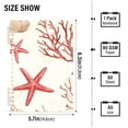 thumbnail image 2 of FORMRS 1-Subject Spiral Notebook 8" x 5" College Ruled 60 Refillable Sheet A5 Hard Cover, 2 Pack, White Starfish, 2 of 7