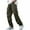 Green, variant on Men's Casual Solid Leggings Pants Drawstring Elastic Waist Pocket Pants Trousers Double Knee Thread Pants Men