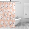 thumbnail image 2 of Coolnut Baseball Print Shower Curtain Bathroom Decor Watercolor Shower Curtain Sets Fabric Cloth Bathroom Curtains with Hooks 60x72 Inch, 2 of 6