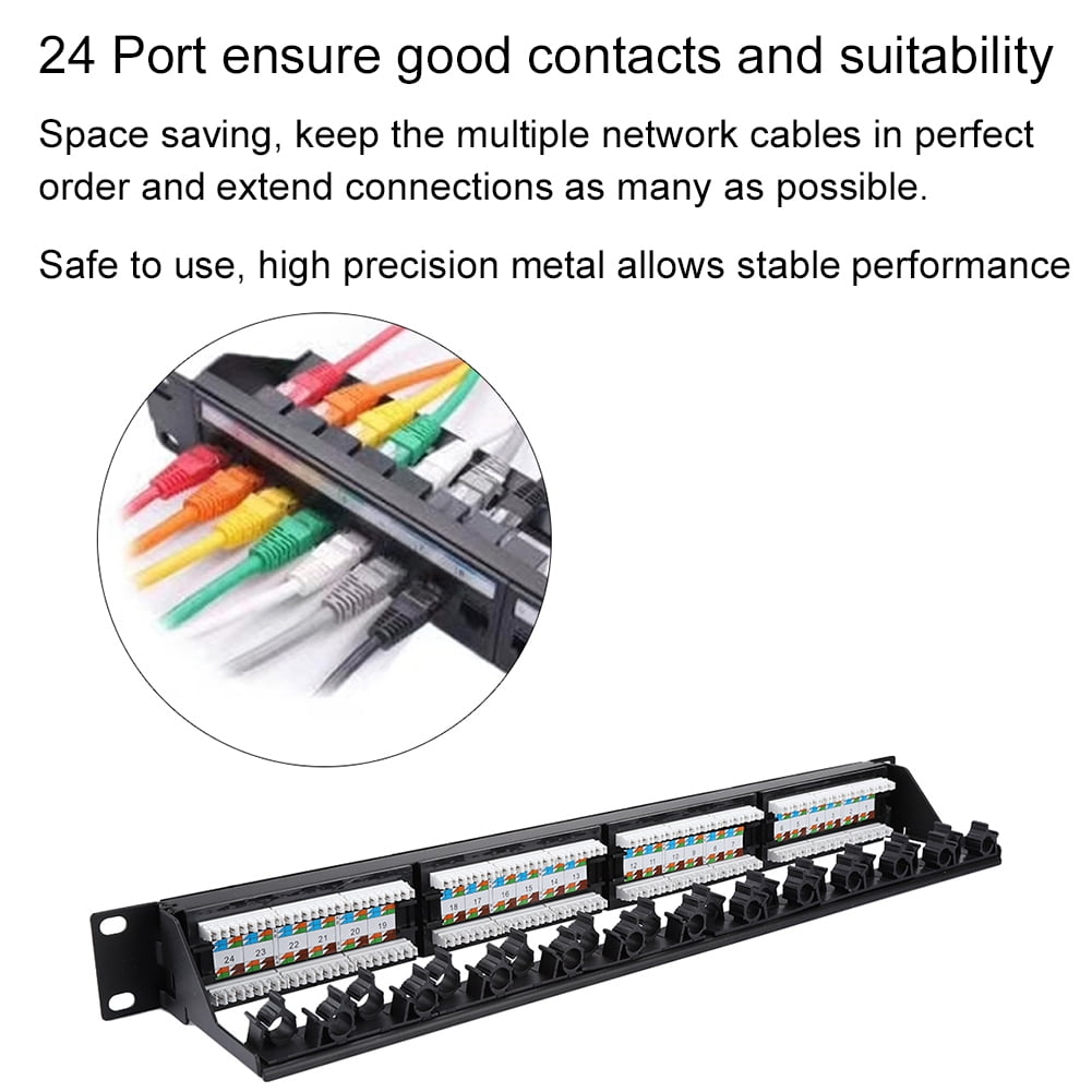 Cold Rolled Iron for Weak Current Wiring Gigabit Network Connections Network Tool Data Patch Panel Cold Rolled Iron for Weak Current Wiring Gigabit Network Connections Network Tool Data Patch Panel