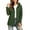 Green #7, variant on Women's Zip Up Hoodies V Neck Lightweight Travel Hoodies Long Sleeve Packable Vacation Comfy Jacket 2026 Loose Fit Trendy Pullover with Pockets Gray S