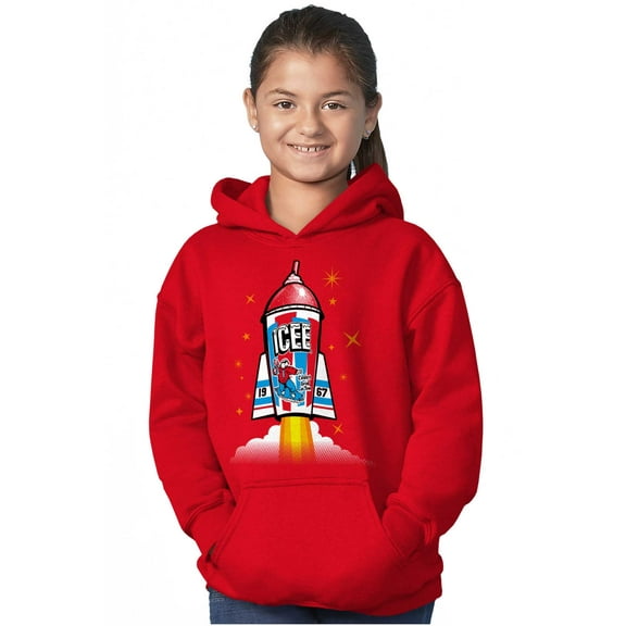 Official Icee Logo Rocket Youth Hoodie Boy Girl Teen Brisco Brands S