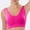 Hot Pink, variant on JGTDBPO Bras For Women No Underwire Plus Size Full Coverage Bras Minimizer Comfort Soft Bra Low Cut Sports Bra Seamless Sleepwear Yoga Bra Wireless Underwear