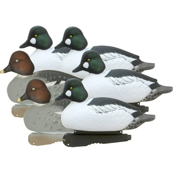 GHG Foam Filled Over-Size Goldeneye Duck Decoy 6PK