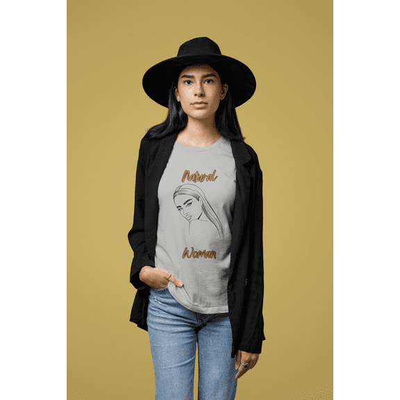 Natural Woman The Stare (BL) Short Sleeve T-Shirt EXPRESS DELIVERY
