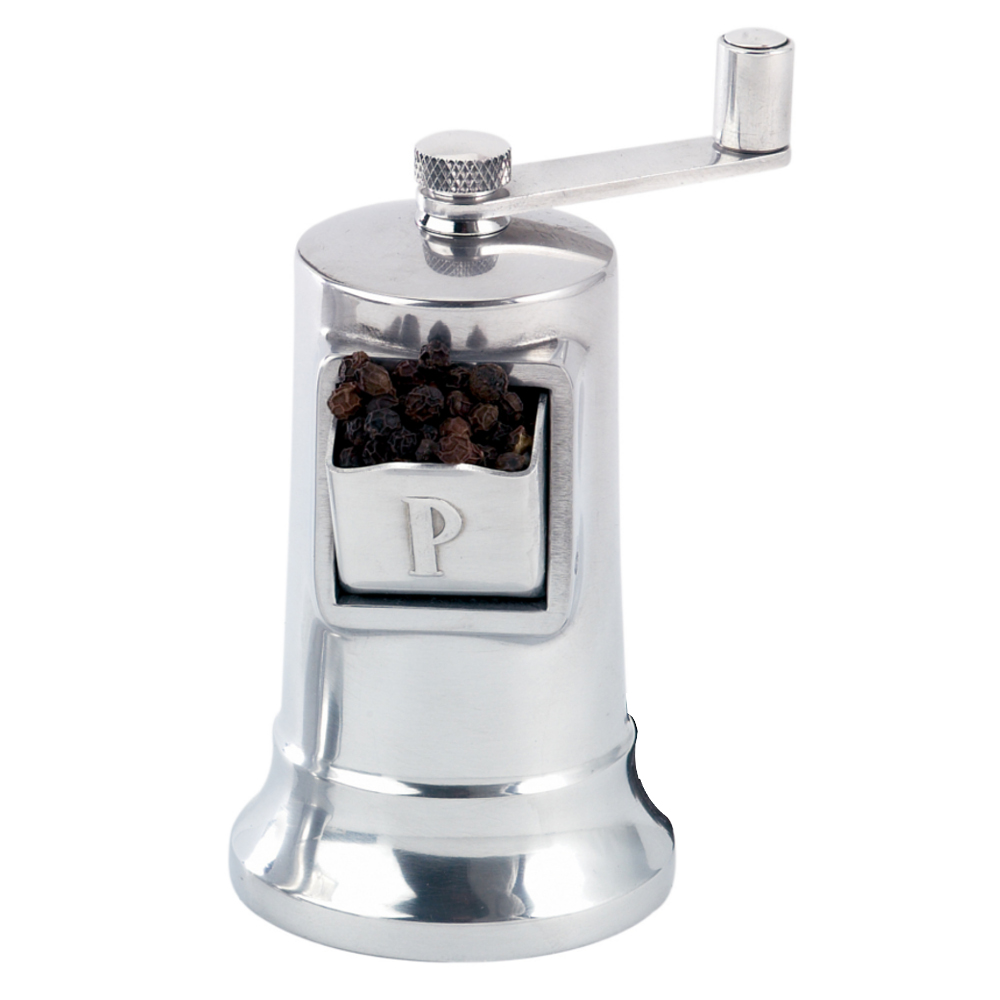 perfex aluminum 4.5 inch salt and pepper mill set