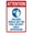 Warning Sign 5, variant on Attention Danger Area Sign - 8"x12" PVC Safety Sign, OSHA Compliant, Workplace Warehouse Jobsite Weatherproof Sign