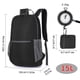 thumbnail image 3 of Sonducket impermeable de viaje de nailon con estilo para hombres y mujeres, bolsa para exteriores de por vida, escuela multifuncional, Mochilas Verde 15L, 3 of 6