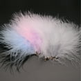 thumbnail image 2 of XmhyTop-A 100pcs Fluffy Feathers 3.9-4.7inch for Craft Dream Catcher Decoration Natural Fluffy Feathers,02 Pink, 2 of 4