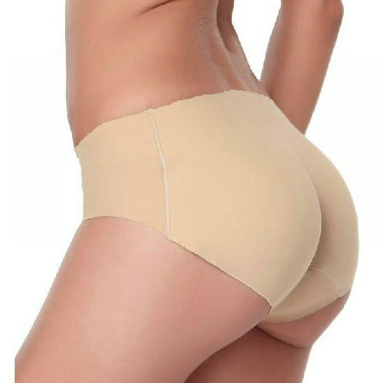 Women's Seamless Butt Lifter Shaper Enhancer Panties Mid Waist Tummy  Control Padded Breathable Underwear 