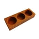 thumbnail image 2 of Organizador de almacenamiento con soporte de exhibición de aceites esenciales, estante compacto con 3 ranuras para aceites de masaje, mesa de madera,, 2 of 9