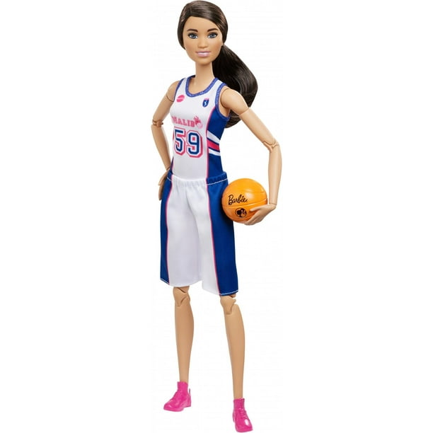 West huiswerk Theoretisch Barbie Made to Move Basketball Player Doll, Brunette - Walmart.com