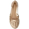 thumbnail image 4 of Journee Womens Ekko Slip On Round Toe Flat Sandals, Widths Available, 4 of 9