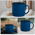 thumbnail image 3 of Miangastore Blue Enamel Coffee Mug for Home Use Practical Drinking Cup with Stable Structure 2 Pieces, 3 of 8