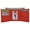 Red, variant on New Boys Slim Thin Nylon Trifold Wallet with Coin Pouch