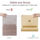 thumbnail image 3 of Estuche inteligente para el iPad Air 2, cubierta de estuche inteligente Esmerilado translúcido Cubierta magnética trasera con función de reposo / activación automática Xemadio 2033073-5, 3 of 9