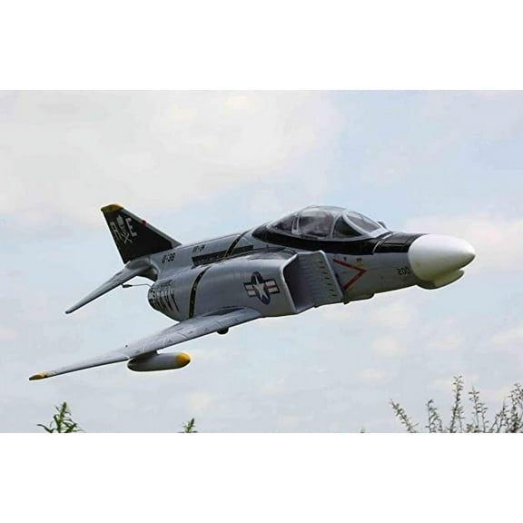 Iconic Arts Laminated 36x24 Poster: F-4 Fighter Jet Bomber Phantom Airplane Plane Military 1 HD 2265489