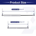 thumbnail image 4 of Unique Bargains 1 Set 16inch 22lbs/100N Silver Tone Lift Supports Struts Shocks Gas Spring with Ball Stud for RV Truck, 4 of 6