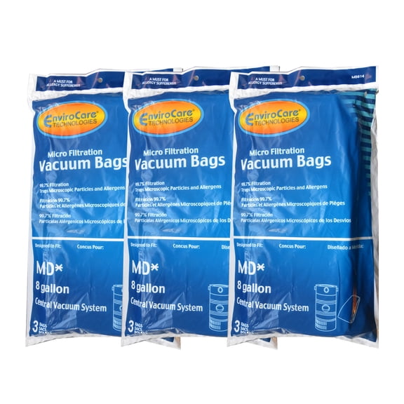 9 Modern Day 8-Gallon Anti-Allergen Vacuum Cleaner Bags MD 720H-5