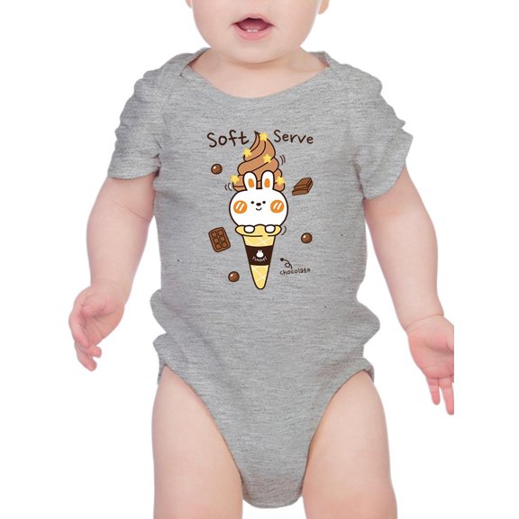 Soft Serve Ice Cream Bunny Bodysuit Infant -Image by Shutterstock, 6 Months