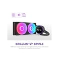 thumbnail image 2 of NZXT Kraken Elite RGB 280mm All-in-One Liquid CPU Cooler with LCD Display, Black, 2 of 6