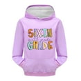thumbnail image 6 of Ruyang Back to School Clothes for Teen Girls 6th Grade Hoodies Boys First Day of School Pullover Hoodie Cute Sweatshirt, 6 of 7