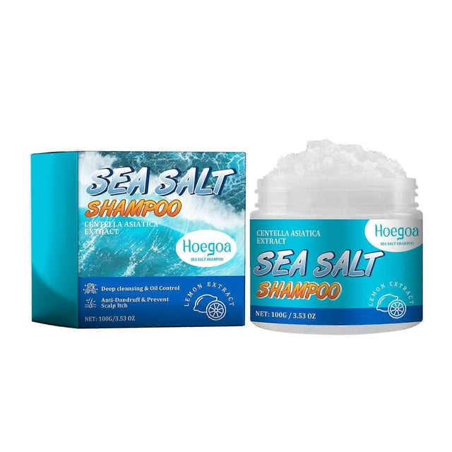 Sea salt anti-dandruff shampoo deep cleansing scalp anti-dandruff care refreshing hair sol