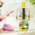 thumbnail image 6 of yotijay Kids Guitar Toy 4 String Mini Guitar Early Learning Ukulele Toy Educational Toys Animal Pattern, 6 of 9