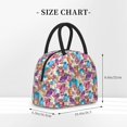 thumbnail image 3 of Haiem Watercolor Owl Printed Lunch Bag Women, Lunch Box Lunch Bag for Women, Small Leakproof Cute Lunch Tote Large Capacity Reusable Insulated Cooler Lunch Container, 3 of 5