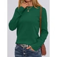 thumbnail image 4 of ANRABESS Long Sleeve Lightweight Fall Sweaters for Women| Crewneck Soft Basic Knit Pullover，2026 Fall Fashion Outfits，Casual Work Top，Travel Vacation All Day Wear,Winter Layer Clothes, 4 of 8