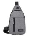 thumbnail image 2 of Crossbody Bag Sling Backpack Lightweight Water-Resistant,Headphone Hole Adjustable Strap,for Men Women,for Daily Use Travel Outdoor, 2 of 5