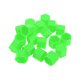 thumbnail image 1 of Ofertas únicas 20 Pcs Tuerca de perno de rueda Rines Tornillos de neumático Tapa de protección de polvo de silicona verde fluorescente 2.5x21x20.6mm, 1 of 7