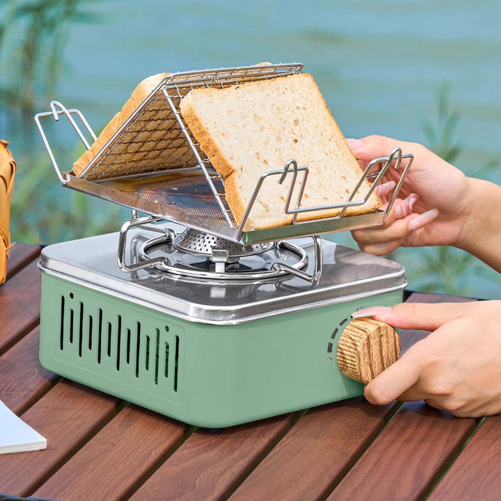 Kokovifyves Sports and Outdoors Clearance Outdoors Mini Card Stove Portable Outdoor Camping and Picnic Equipment Picnic Cookware Stoves Small Rectangle Stoves Card Stoves